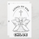 ANGEL DER FARBSEITE GOTT PRAYER (Vorne/Hinten)