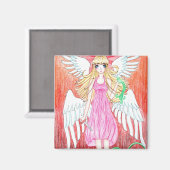 Angel der Hoffnung Magnet (Vorderseite/Rückseite)