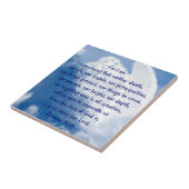 Angel der Inspiration in Wolken, Römer 8 Fliese (Seite)