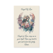 Angel der Liebe-Gebetskarte