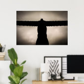 Angel der Nordsilouette Poster (Heimbüro)