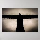 Angel der Nordsilouette Poster (Vorne)