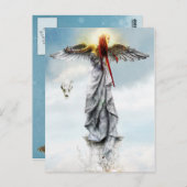 Angel der Postkarte der Gnade (Vorne/Hinten)