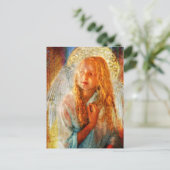 Angel der Ruhe Postkarte (Stehend Vorderseite)