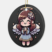 Angel der Tscherubischen Halbinsel - Engel, Kawaii Keramik Ornament (Links)