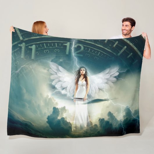 ANGEL DER ZEIT FLEECEDECKE (Beispiel)