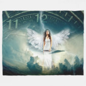 ANGEL DER ZEIT FLEECEDECKE (Vorderseite (Horizontal))