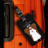 Angel des rosa Guardian, (beidseitig) Gepäckanhänger