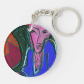 Angel des Schlüsselanhängers des Wohlstands Schlüsselanhänger (Rückseite)