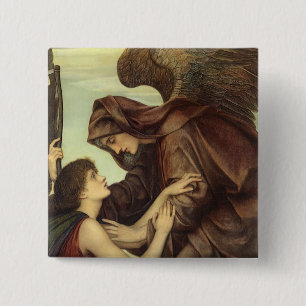 Angel des Todes von Evelyn De Morgan Button