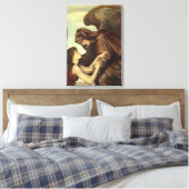 Angel des Todes von Evelyn De Morgan Leinwanddruck (Insitu (Schlafzimmer))