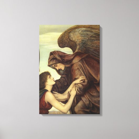 Angel des Todes von Evelyn De Morgan Leinwanddruck (Vorderseite)