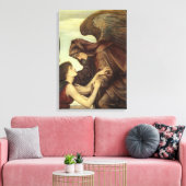 Angel des Todes von Evelyn De Morgan Leinwanddruck (Insitu (Wohnzimmer))