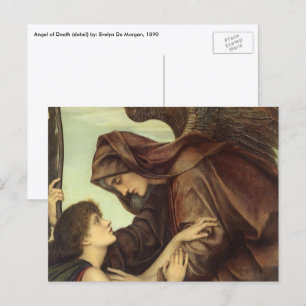 Angel des Todes von Evelyn De Morgan Postkarte