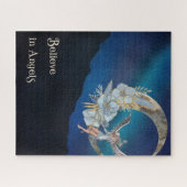 Angel Design mit floraler Mondnacht Sky Puzzle (Horizontal)