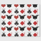 ANGEL DEVIL CARD ANZUG GESCHENKPAPIER (Flach)
