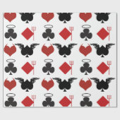 ANGEL DEVIL CARD ANZUG GESCHENKPAPIER (Flach)