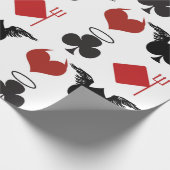 ANGEL DEVIL CARD ANZUG GESCHENKPAPIER (Ecke)