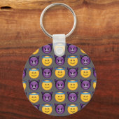 Angel & Devil Emojis Schlüsselanhänger (Vorderseite)