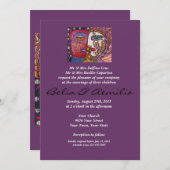 Angel & Devil Liebhaber von Hochzeiten Einladung (Vorne/Hinten)