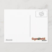 Angel Dice mit Herz Postkarte (Rückseite)