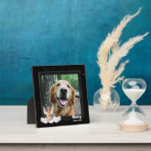 Angel Dog Golden Pet Memorial Foto Fotoplatte (InSitu)