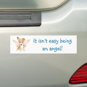 Angel Dog Jack Russell Terrier Gift Autoaufkleber (Auf Auto)