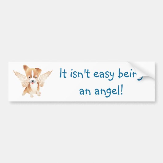 Angel Dog Jack Russell Terrier Gift Autoaufkleber (Vorne)