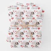 Angel Dog Wrapping Paper Flat Sheet Set 3 Geschenkpapier Set (Beispiel)