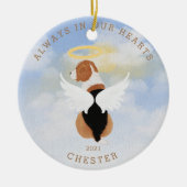 Angel Dogs Custom Foto Keramik Ornament (Vorne)