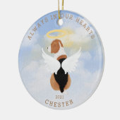 Angel Dogs Custom Foto Keramik Ornament (Links)