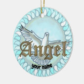 Angel-Dove-Ornament Keramik Ornament (Links)