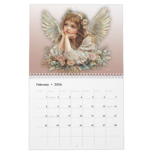 Angel Dreams - Engelträume Kalender (Feb 2026)