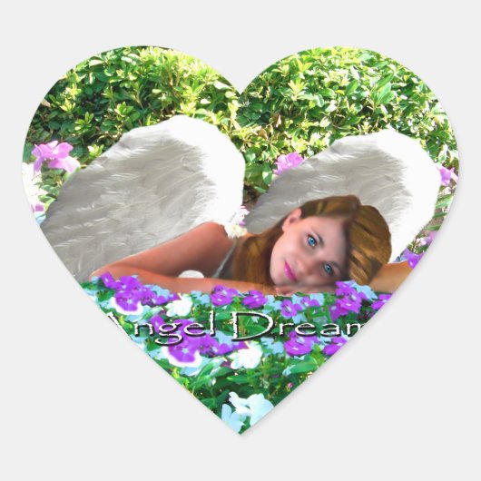 ANGEL DREAMS GARDEN OF DREAMS HEART STICKERS (Vorderseite)