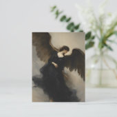 Angel Dressed in Black Postkarte (Stehend Vorderseite)
