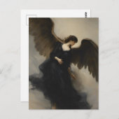 Angel Dressed in Black Postkarte (Vorne/Hinten)