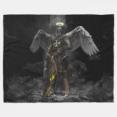 ANGEL eines KNIGHT Fleecedecke (Vorderseite (Horizontal))