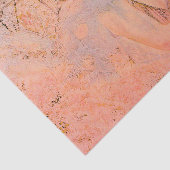 Angel Elegante Rose Goldener Pfirsich Blues Seidenpapier (Ausschnitt)