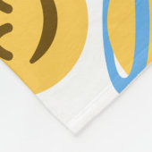 Angel Emoji Fleecedecke (Ecke)