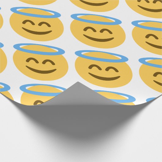 Angel Emoji Geschenkpapier (Ecke)