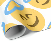 Angel Emoji Geschenkpapier (Rolleneckpunkt)