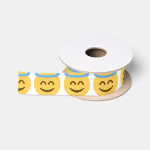 Angel Emoji Satinband