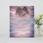 Angel Eros in der Liebe Briefbogen (Stehend Vorderseite)