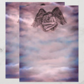 Angel Eros in der Liebe Briefbogen (Vorne/Hinten)