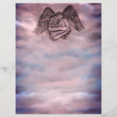 Angel Eros in der Liebe Briefbogen (Rückseite)