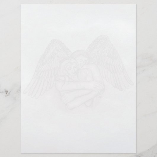 Angel Eros in der Liebe Briefbogen (Vorderseite)