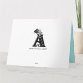 Angel Eros in der Liebe, ich Liebe dir, Valentinst Karte (Rückseite)