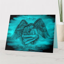 Angel Eros in der Liebe, ich Liebe dir, Valentinst Karte