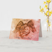 Angel Eros in der Liebe, ich Liebe dir, Valentinst Karte (Gelbe Blume)