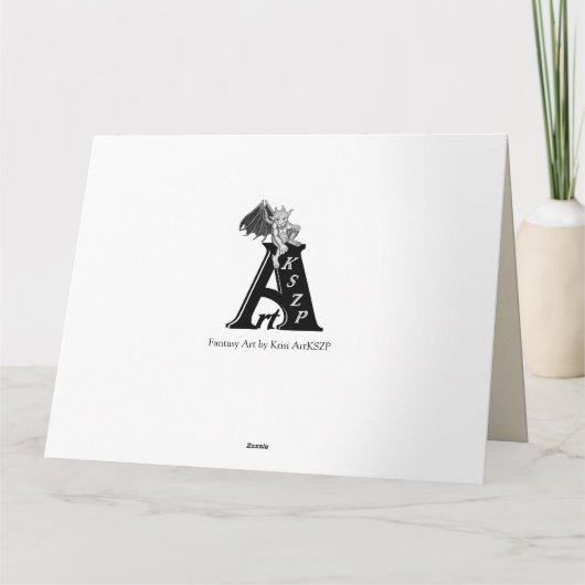 Angel Eros in der Liebe, ich Liebe dir, Valentinst Karte (Rückseite)